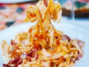 TAGLIATELLE DI FARINA DI CASTAGNE E MIELE