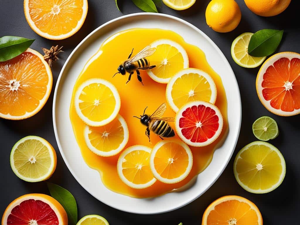 abbinamenti culinari con il miele di agrumi