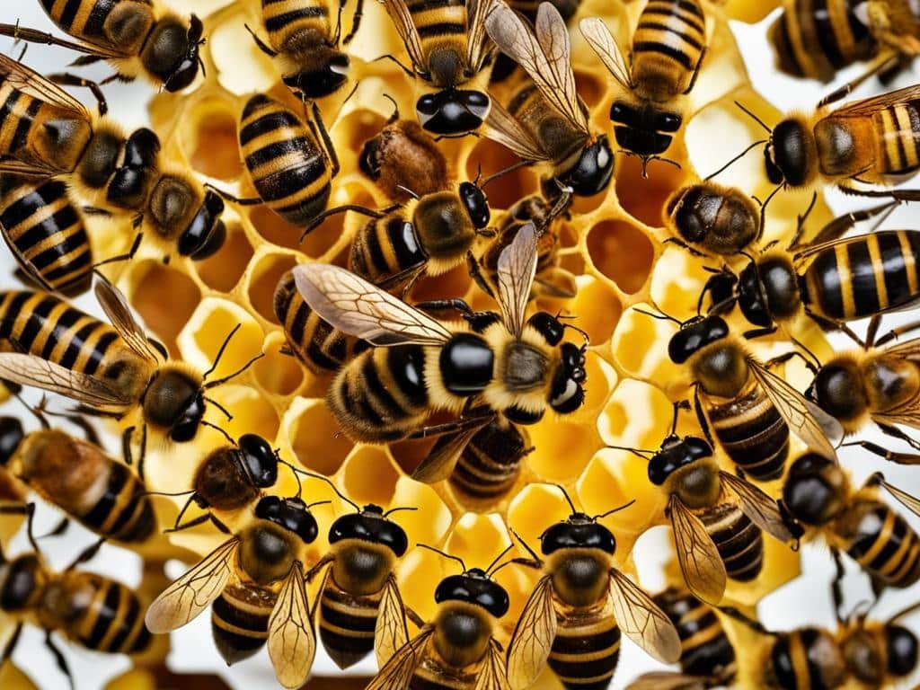 ape regina nell'alveare