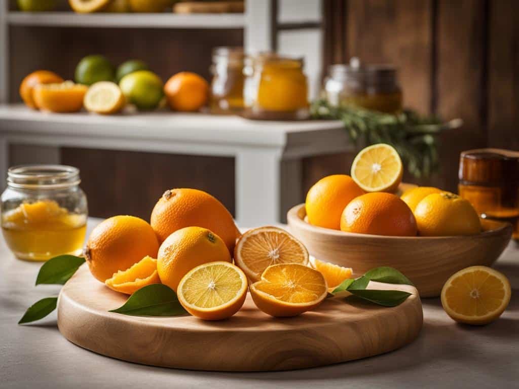 miele di agrumi nella pasticceria