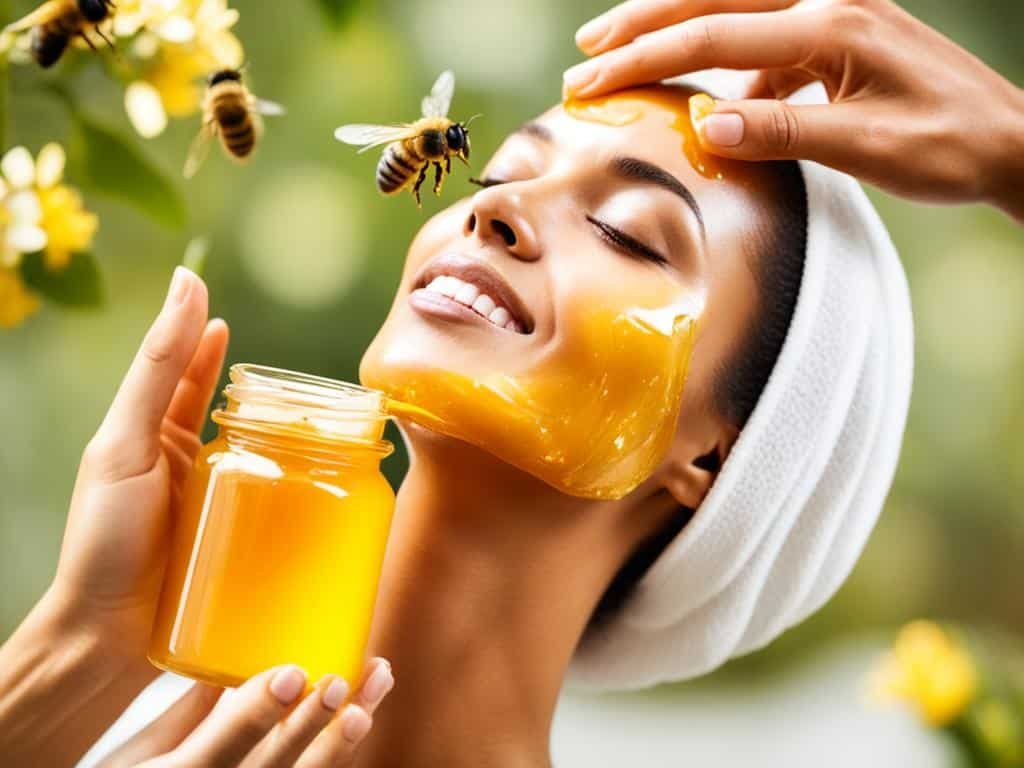 miele per la pelle e i capelli