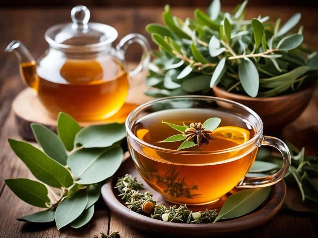 tisana al miele di eucalipto