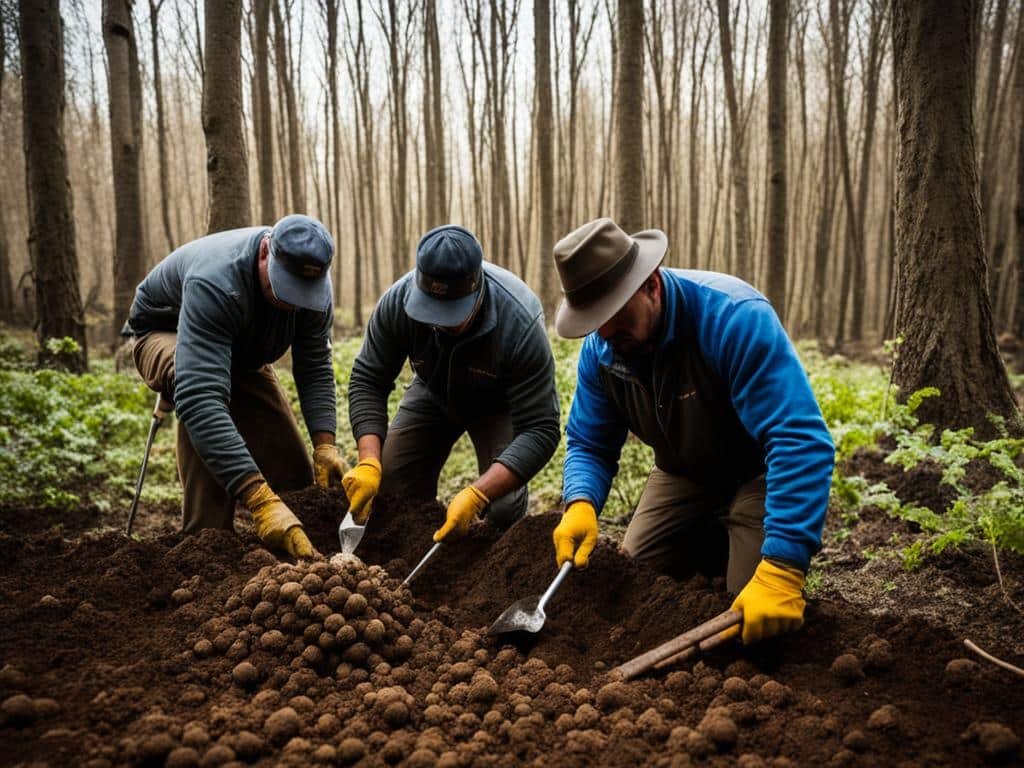 segreti della raccolta del tartufo