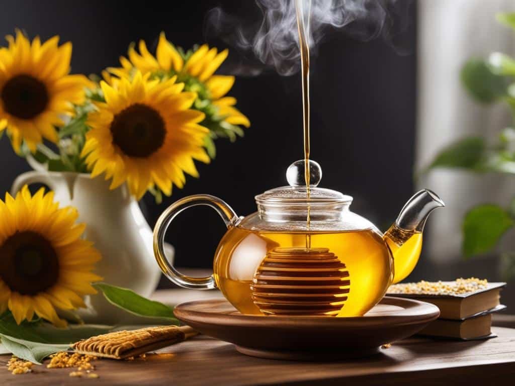 utilizzo del miele di girasole in tè e tisane