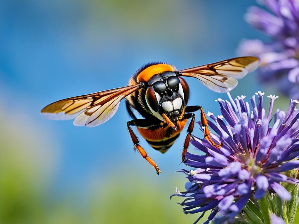 Calabrone asiatico in volo Calabrone asiatico in volo