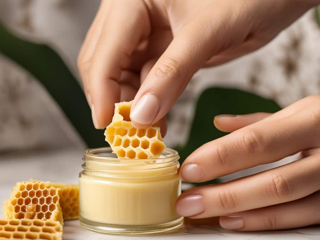 Crema per le mani a base di cera d'api