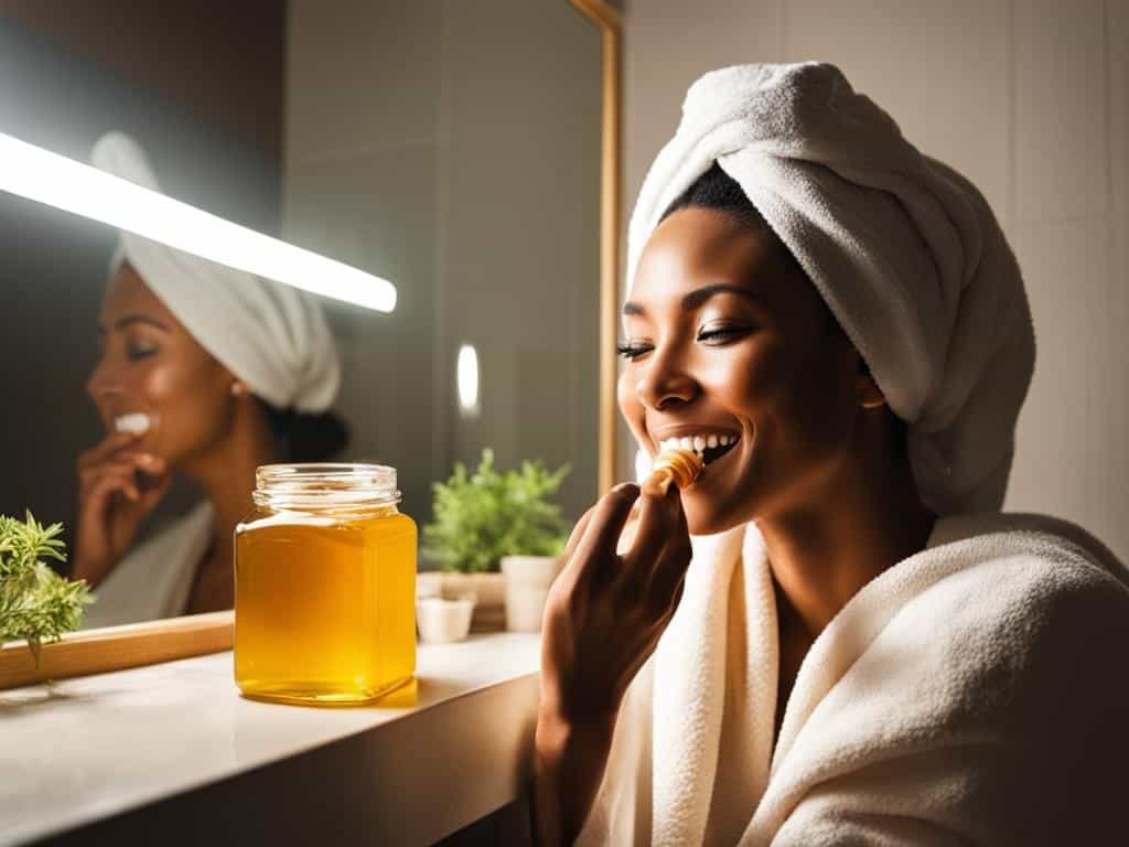Cura della bellezza con il miele