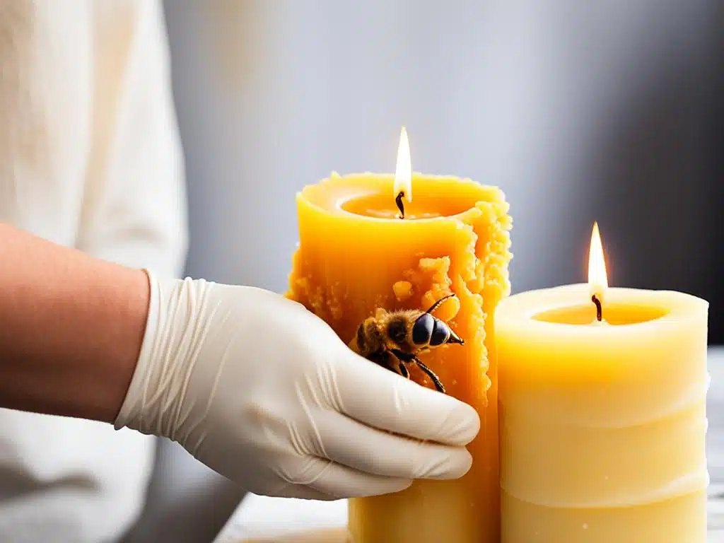 20 Candele Tea Light In Cera D'api Naturale – Non Profumate, 4 Ore Di Combustione, In Contenitore Acrilico Trasparente