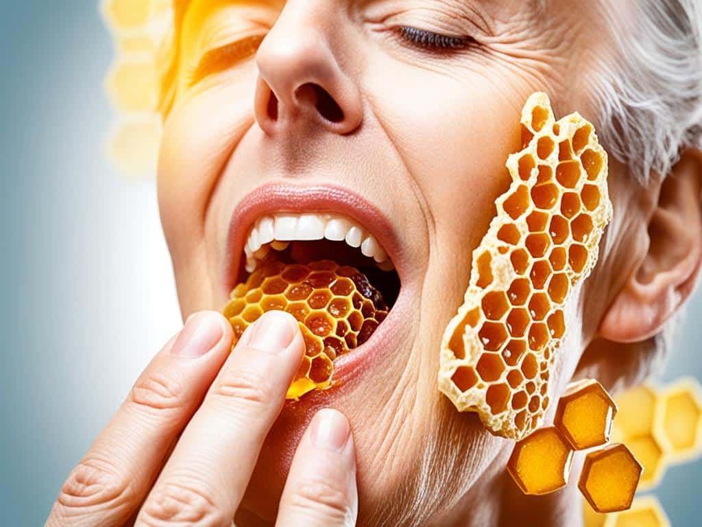 Propoli per il trattamento delle afte