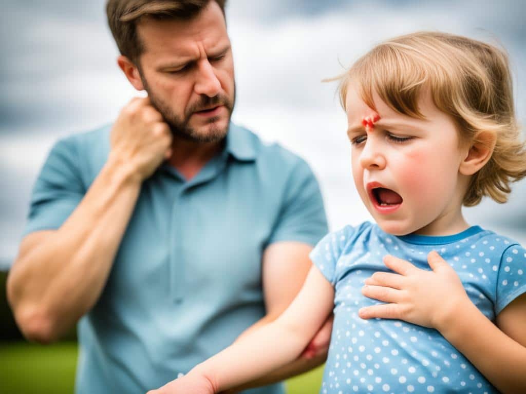 Reazione allergica puntura di vespa nei bambini