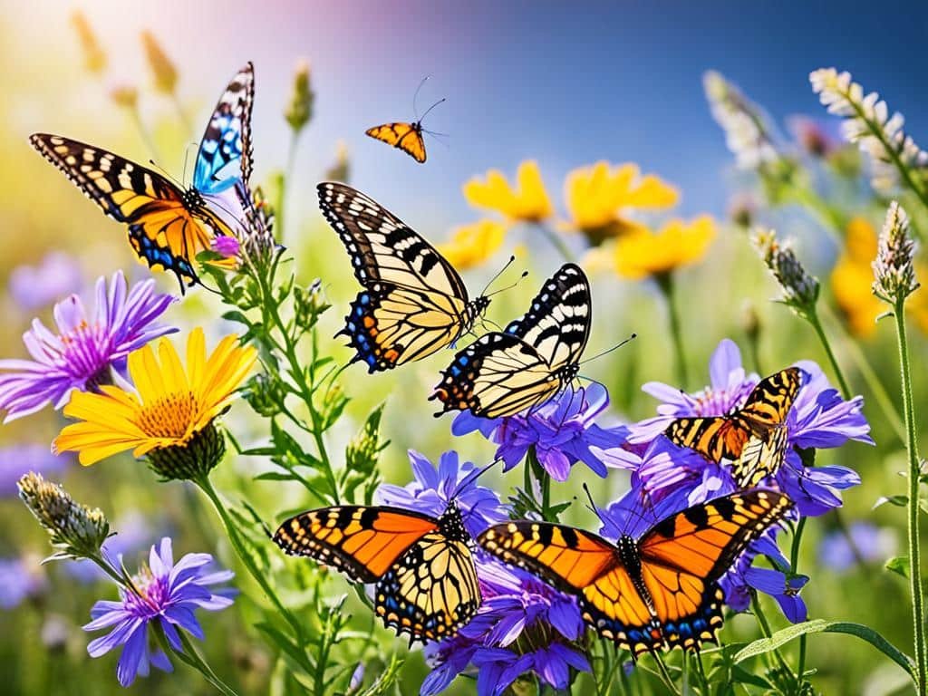 farfalle nella natura