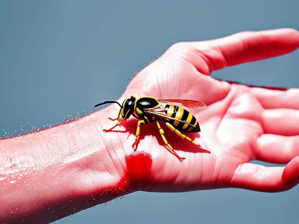 gonfiore puntura di vespa