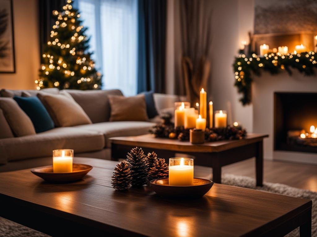 Candele di cera per Natale