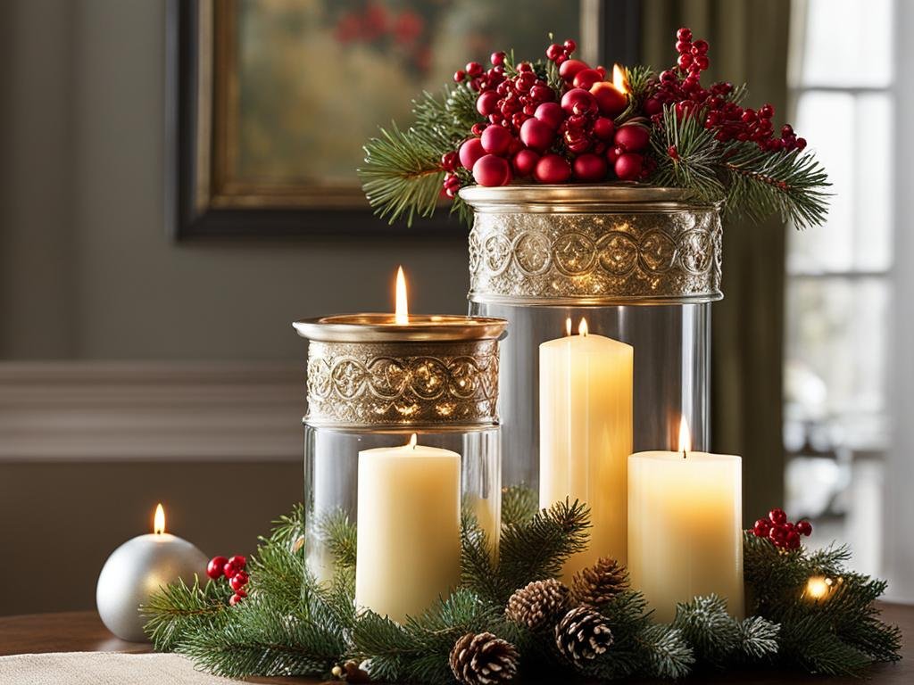 Decorazioni con candele