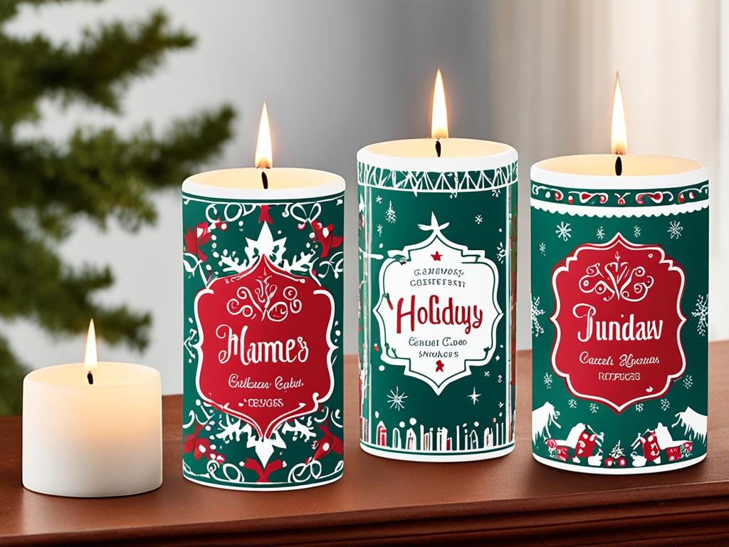 Porta Candele Natalizie