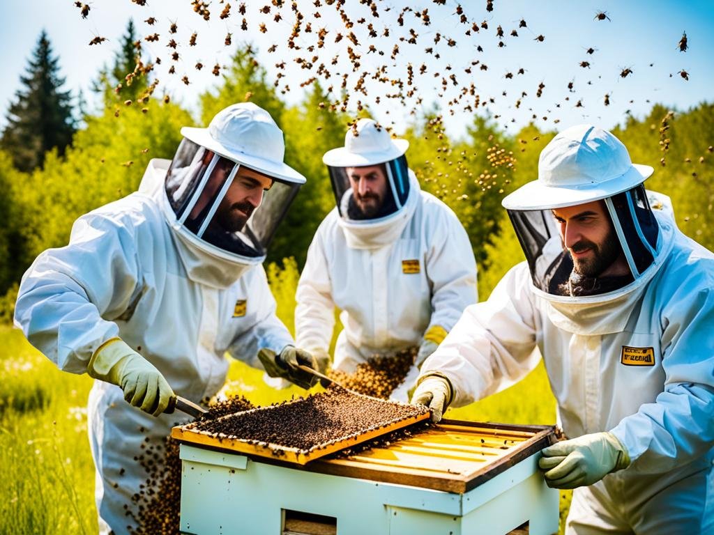 Sciamatura artificiale apicoltori