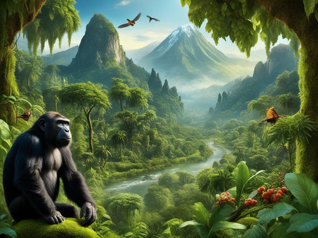 habitat Ape Caucasica