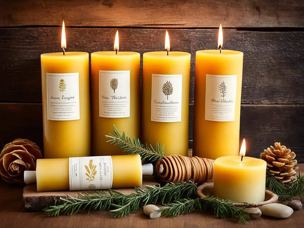 Candele Di Cera D'api Blu - Senza Profumo E Senza Fumo Per Atmosfere Romantiche - Foto 6