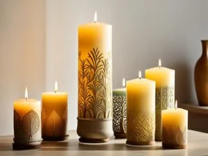 Candela Pilastro In Pura Cera D'Api Naturale - Realizzata A Mano In Galles, 150 Ore Di Combustione, Per Atmosfera E Relax, Regalo Ecologico