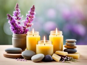 Candele di cera d'api in aromaterapia: profumi naturali per il relax