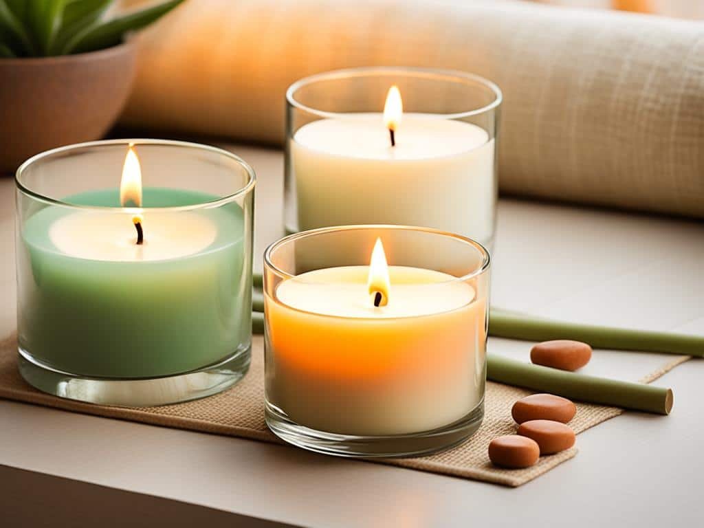 Candele di soia per la meditazione