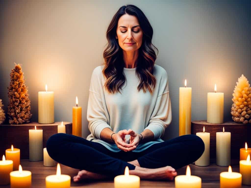 Utilizzo delle candele per la meditazione