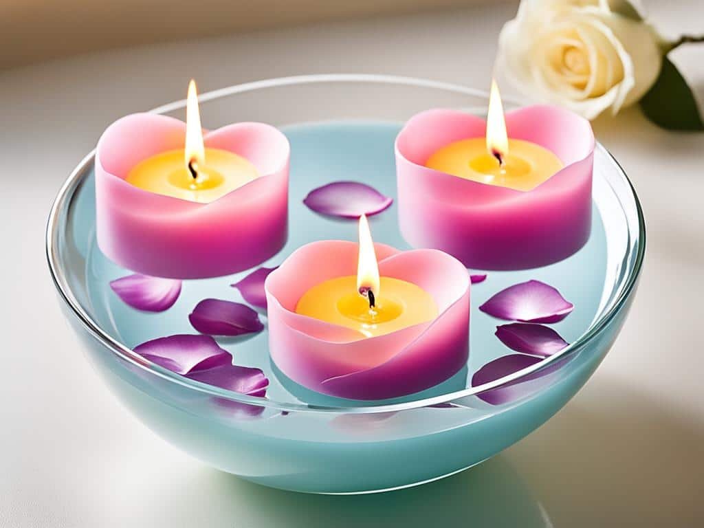 candele decorative galleggianti