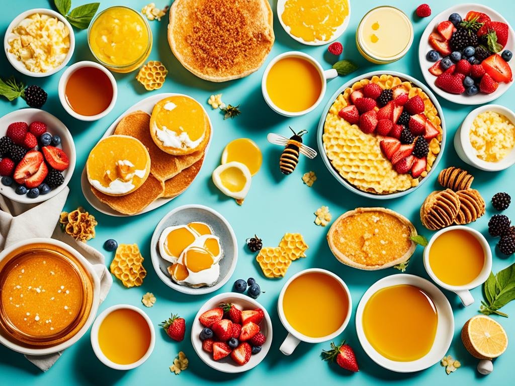 Sfida la tua fantasia colazione con il miele