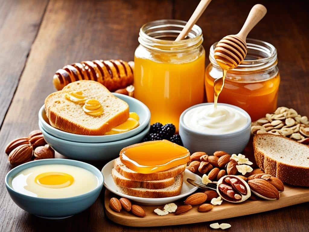colazione equilibrata con il miele