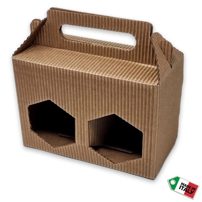 Scatola per miele “Premium” con esagono per 2 vasi da 500 grjpg Scatola per miele “Premium” con esagono per 2 vasi da 500 grjpg