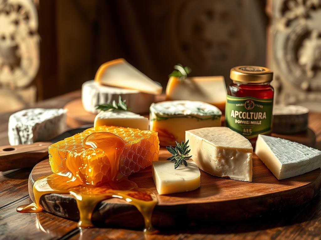 Abbinamento miele e formaggio