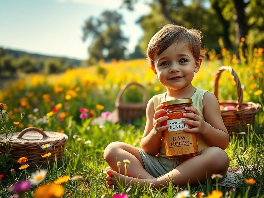 Benefici del miele grezzo per bambini