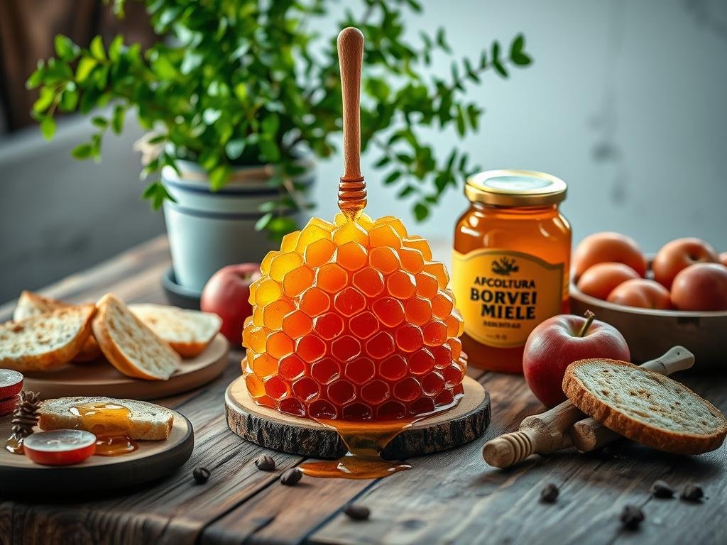 Colazione creativa con miele artigianale