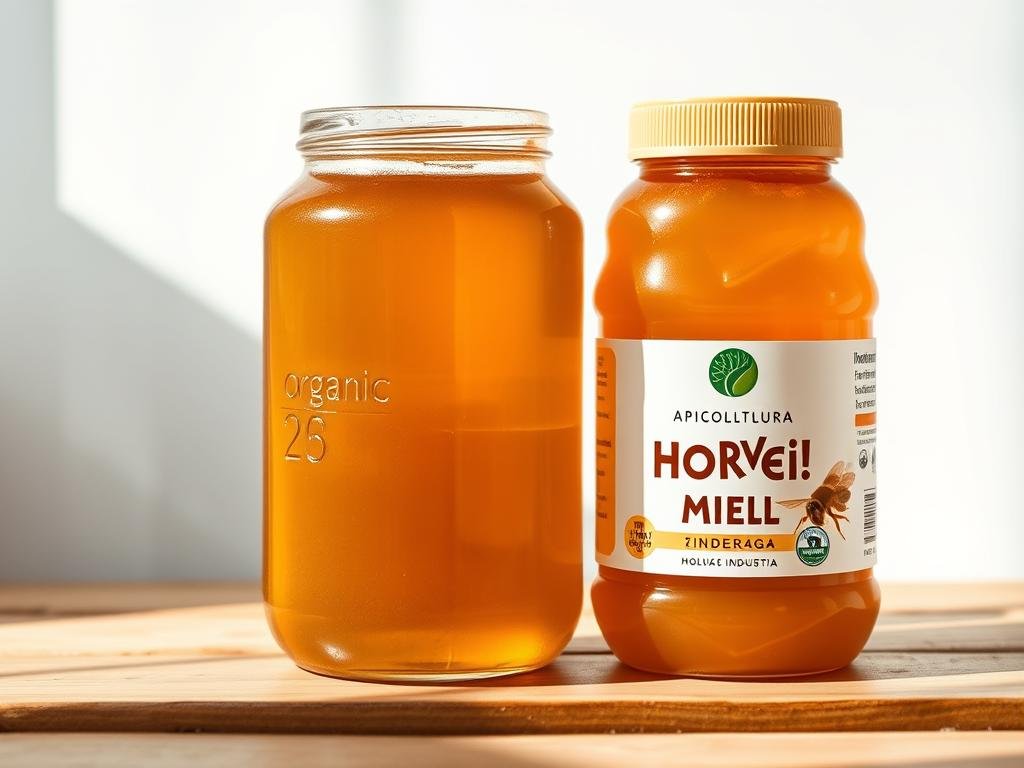 Confronto miele biologico e industriale