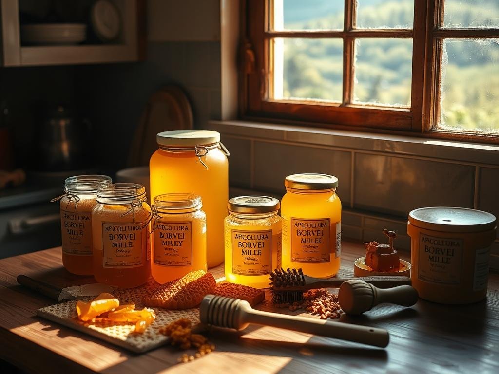 Conservazione del miele artigianale