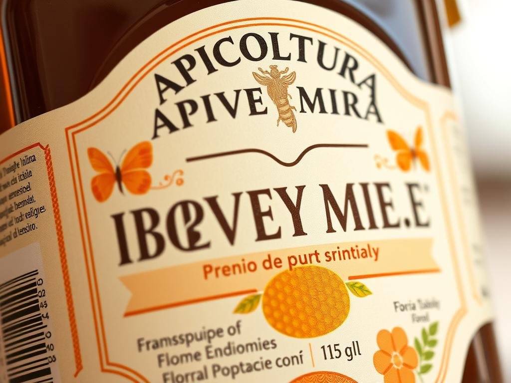 Etichettatura del miele