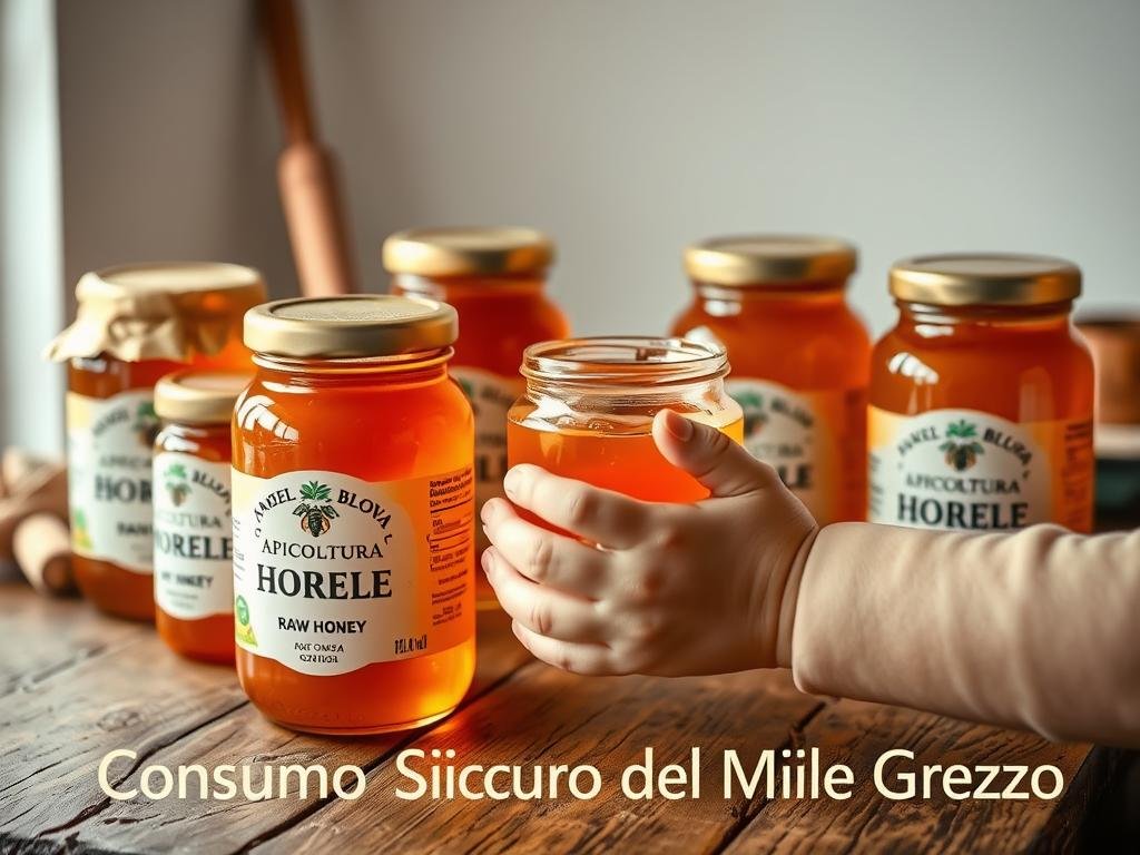 Introduzione miele grezzo bambini