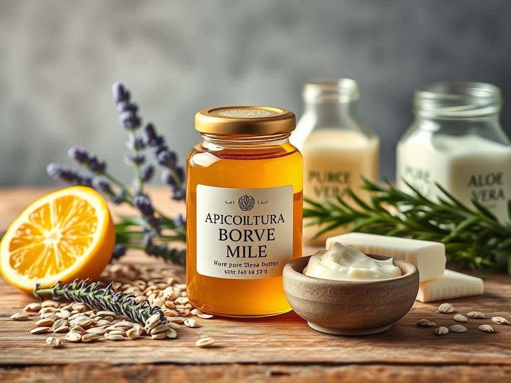 Miele e ingredienti naturali per la cura della pelle