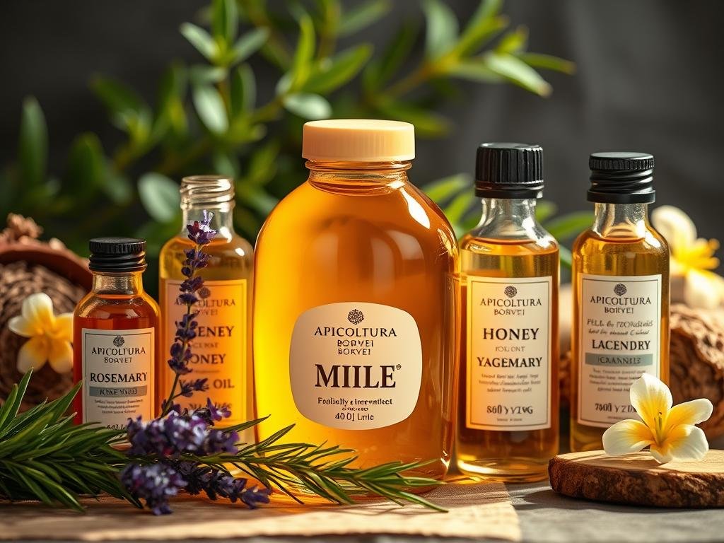 Miele e oli essenziali per trattamenti di bellezza naturali Miele e oli essenziali per trattamenti di bellezza naturali