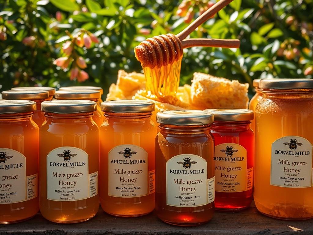 Miele grezzo varietà italiane