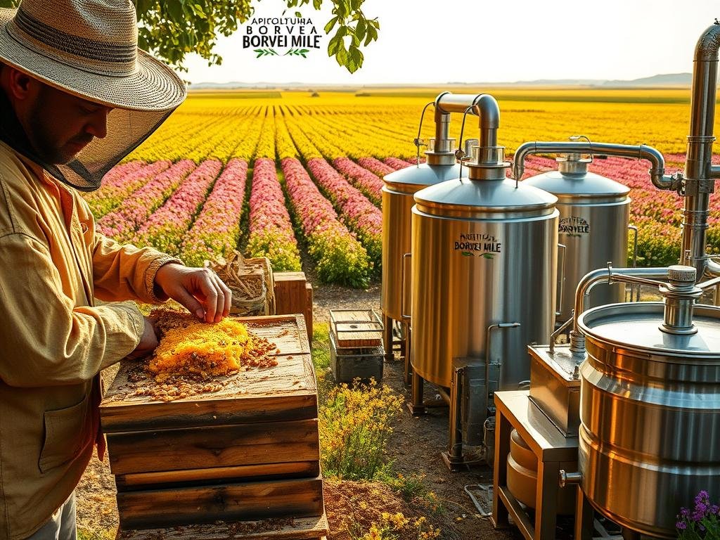 Origine del miele artigianale e industriale