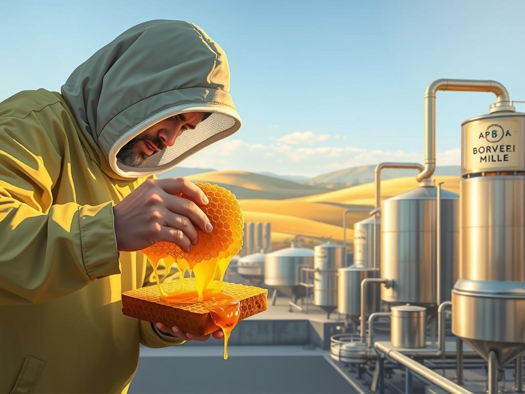 Processo di raffinazione del miele