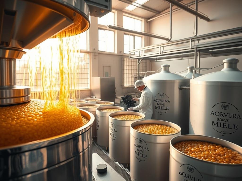 Produzione di Miele Filtrato