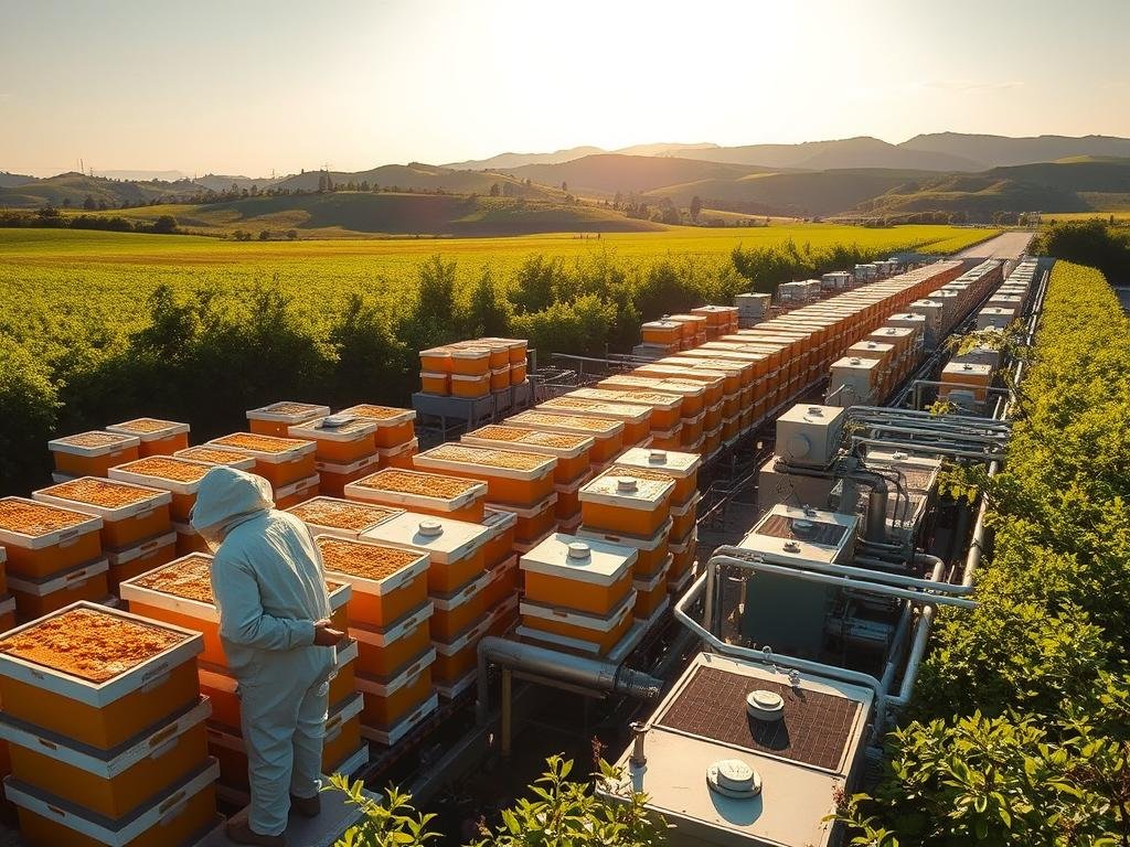 Produzione di Miele su Larga Scala