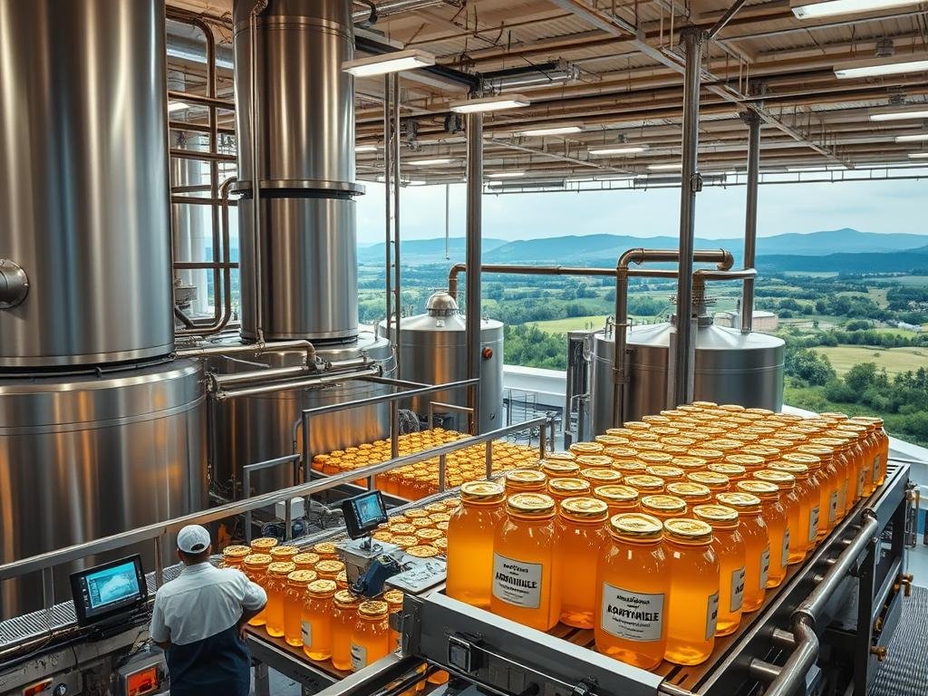 Produzione di miele industriale