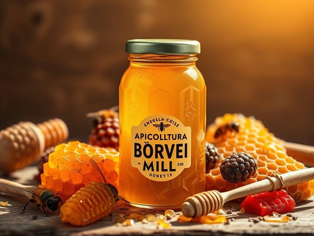 Selezione miele energetico per sportivi