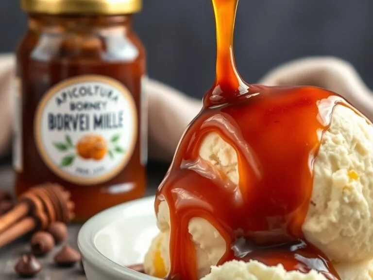 4. Salsa al Miele e Cioccolato: Il Mix Goloso per Gelati e Dolci al Cucchiaio