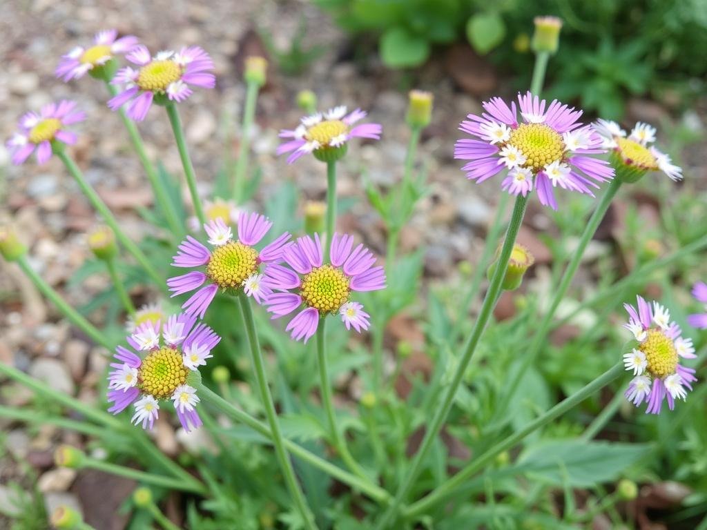 Genera un'immagine dell'Achillea in fiore Genera un'immagine dell'Achillea in fiore