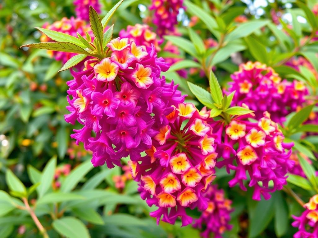 Genera un'immagine della Buddleia in fiore Genera un'immagine della Buddleia in fiore