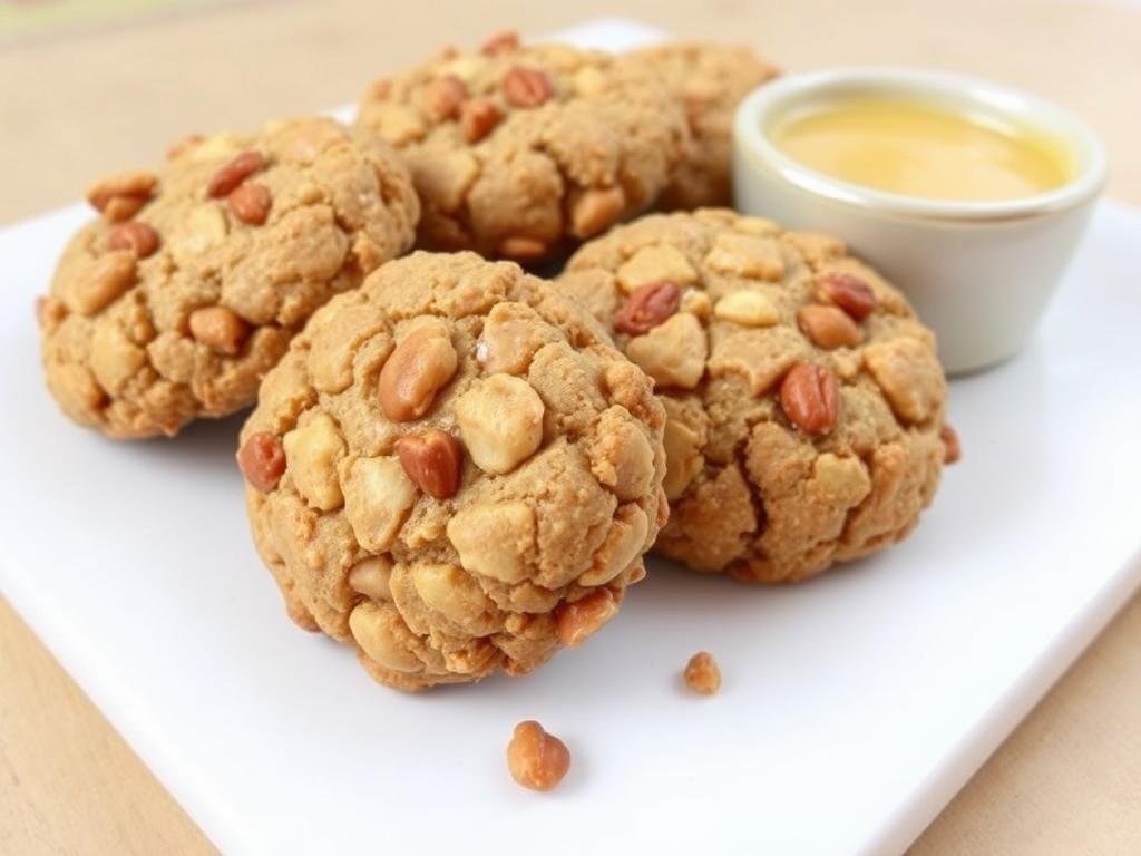 Immagina biscotti croccanti con noci e dolcificati con miele, perfetti per una merenda salutare.